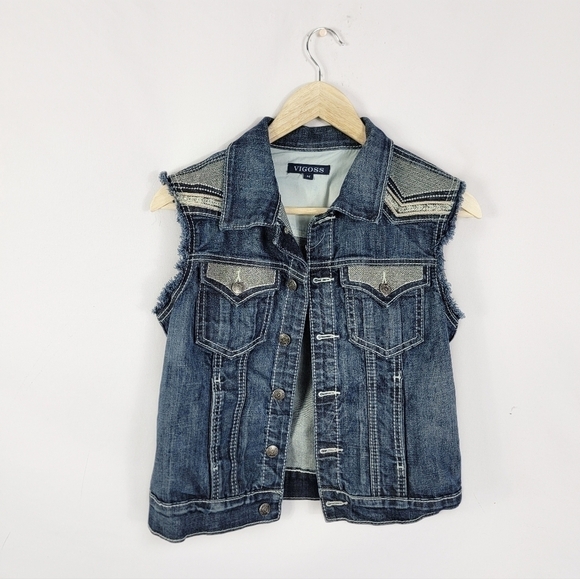 Vigoss Denimn Medium Vest - Picture 1 of 7